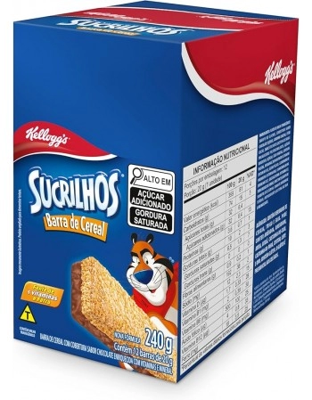 KN BARRA CEREAL SUCRILHOS CHOCOLATE 12X20G