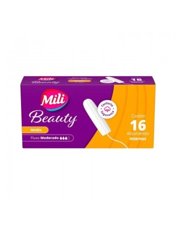 MILI ABSORV INTERNO BEAUTY MEDIO 16 UNID