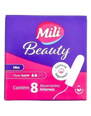 MILI ABSORV INTERNO BEAUTY MINI 8 UNID