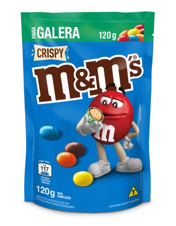 M&M\'S CRISPY POUCH 120G
