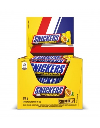 SNICKERS MOUSSE DE MARACUJÁ 20X42G