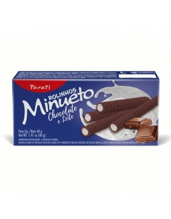 ROLINHO WAFER MINUETO CHOC./LEITE 40G