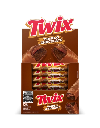 TWIX TRIPLO CHOCOLATE 18X40G