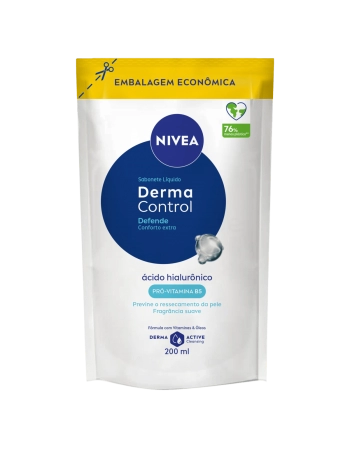NIVEA SABONETE LIQ DERMA CONTROL DEFENDE REFIL 200ML
