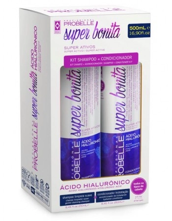 PROB KIT SHP + COND SUPER BONITA ÁCIDO HIALURÔNICO 250/200ML