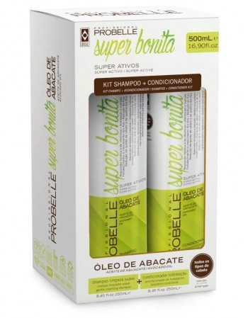 PROB KIT SHP + COND SUPER BONITA OLEO DE ABACATE 250/200ML