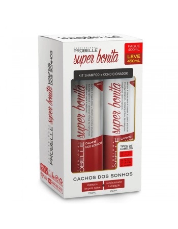 PROB KIT SHP + COND SUPER BONITA CACHOS DOS SONHOS 250/200ML