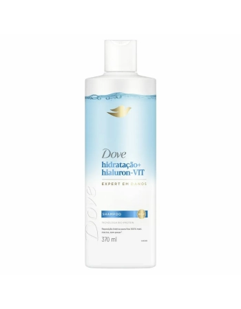 UNI DOVE SHAMPOO HIDRATAÇÃO + HIALURON-VIT FRASCO 370ML