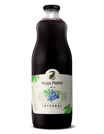 SUCO DE UVA TINTO INTEGRAL HUGO PIETRO TRAICIONAL 1,5 LTS