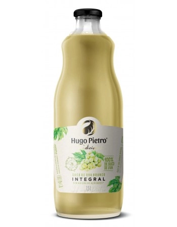 SUCO DE UVA BRANCO INTEGRAL HUGO PIETRO TRADICIONAL 1,5 LTS