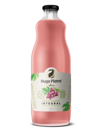 SUCO DE UVA ROSE INTEGRAL HUGO PIETRO TRADICIONAL 1,5 LTS