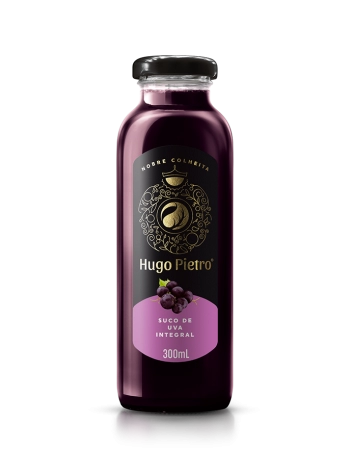 SUCO DE UVA TINTO INTEGRAL HUGO PIETRO NOBRE COLHEITA 300 ML