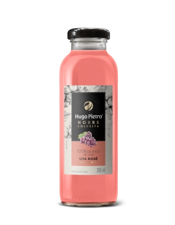 SUCO DE UVA ROSE INTEGRAL HUGO PIETRO NOBRE COLHEITA 300ML