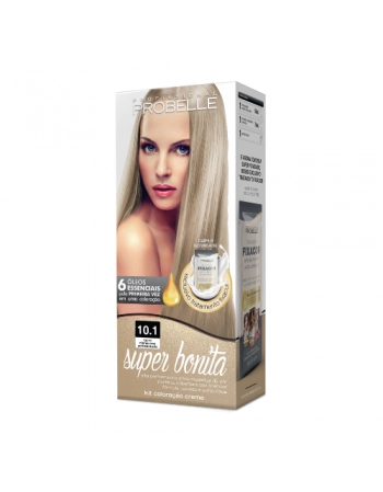PROB COLORAÇÃO SUPER BONITA 10.1 LOURO CLARÍSSIMO ACINZENTADO