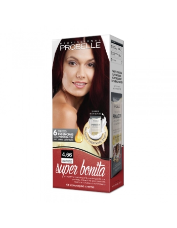 PROB COLORAÇÃO SUPER BONITA 4.66 CASTANHO MÉDIO VIOLETA INTENSO