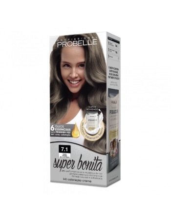 PROB COLORAÇÃO SUPER BONITA 7.1 LOURO MÉDIO ACINZENTADO