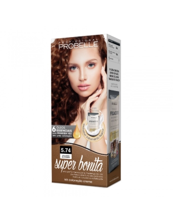 PROB COLORAÇÃO SUPER BONITA 5.74 CHOCOLATE ACOBREADO 