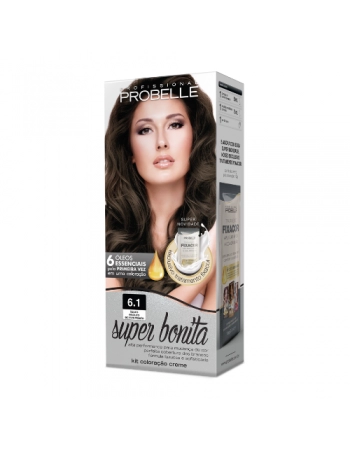 PROB COLORAÇÃO SUPER BONITA 6.1 LOURO ESCURO ACINZENTADO