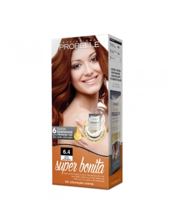 PROB COLORAÇÃO SUPER BONITA 6.4 LOURO ESCURO ACOBREADO