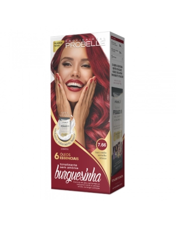PROB TONALIZANTE BURGUESINHA 7.66 LOURO MÉDIO VERMELHO INTENSO