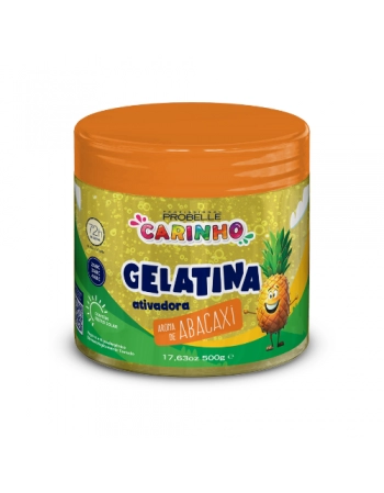 PROB GELATINA ATIVADORA INFANTIL CARINHO ABACAXI 500G