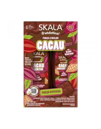 Skala Shampoo + Condicionador Brasil Cacau 325|200ml
