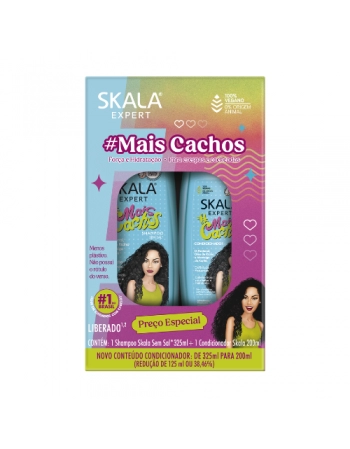 Skala Shampoo + Condicionador Mais Cachos 325|200ml