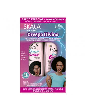 Skala Shampoo + Condicionador Crespo Divino 325|200ml