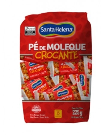 PÉ DE MOLEQUE SANTA HELENA CROCANTE 15X15G