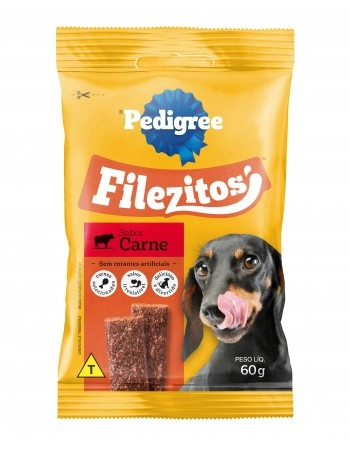 PETISCO PEDIGREE® FILEZITOS AD CARNE 60G