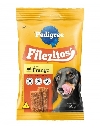 PETISCO PEDIGREE® FILEZITOS AD FRANGO 60G