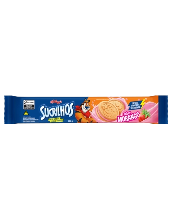 Biscoito Recheado Sucrilhos Kellogg's Morango 85g