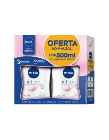 NIVEA SABONETE LIQ INTIMO SUAVE 250ML PACK 