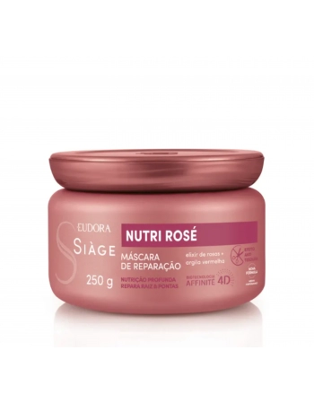 EUDORA SIAGE MASCARA CAPILAR NUTRI ROSE V3 250G