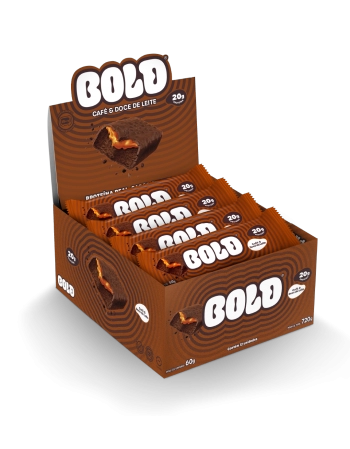 BOLD BARRA PROTEINA CAFÉ E DOCE DE LEITE 12X60G 