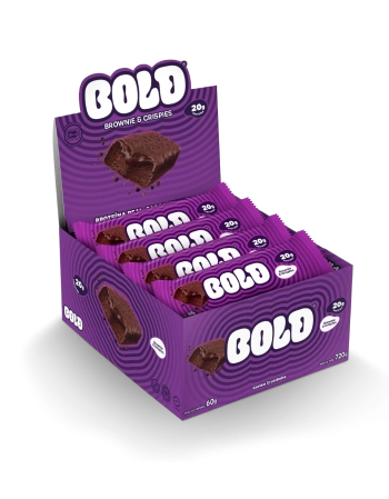 BOLD BARRA PROTEINA BROWNIE E CRISPIES 12X60G 
