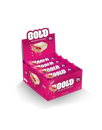 BOLD BARRA PROTEINA MOUSSE DE MORANGO 12X60G 