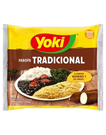 YOKI FAROFA DE MANDIOCA TRADICIONAL 400G 
