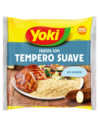 YOKI FAROFA MANDIOCA C/ TEMPERO SUAVE 200G 
