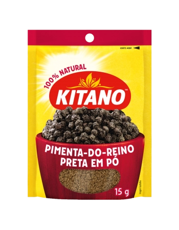PIMENTA DO REINO PRETA EM PÓ KITANO 15G 