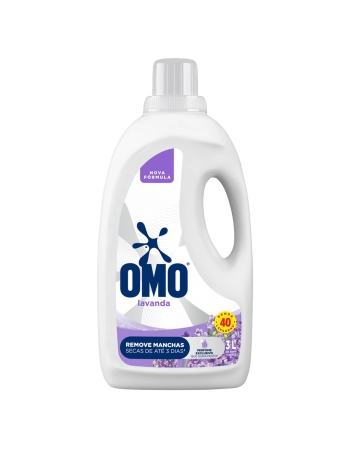 Lava-Roupas Líquido Lavanda Omo Galão 3 L