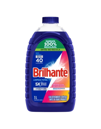 LAVA-ROUPAS LÍQUIDO BRILHANTE LIMPEZA TOTAL FRASCO 3L (4)