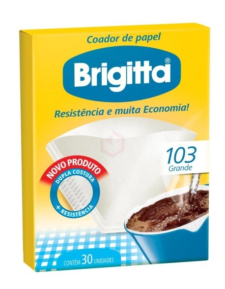 Coador Brigitta 103 Display com 6 Pacotes com 30 Unidades