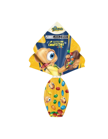 Ovo de Páscoa Tortuguita Confeitos 45g