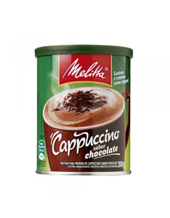 Café Solúvel Cappuccino com Chocolate Melitta 3x200