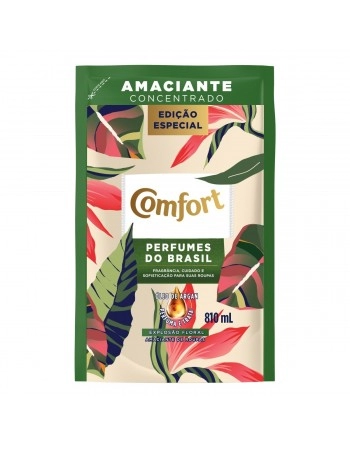 UNI AMACIANTE DE ROUPA CONC EXPLOSAO FLORAL COMFORT PERF DO BR REFIL 810ML (12)