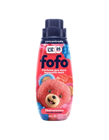 UNI AMACIANTE ROUPA CONC SENSAÇAO FOFO CHEIROSISSIMO FRASCO 500ML (12)