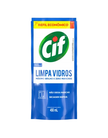 LIMPA-VIDRO CIF SACHÊ REFIL ECO 450ML (15)