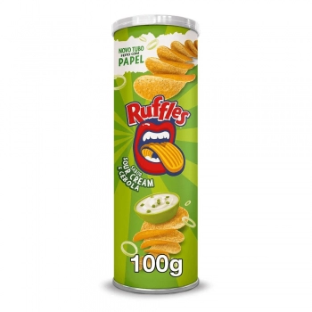 RUFFLES TUBO TIRA ONDA S CREAM 100G