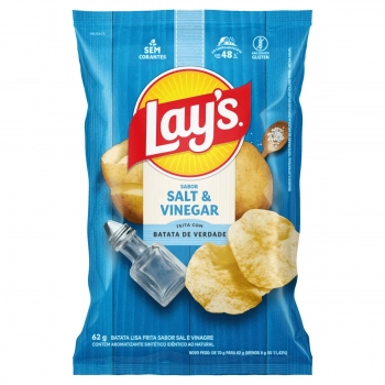 LAYS SALT VINEGAR 62G PP